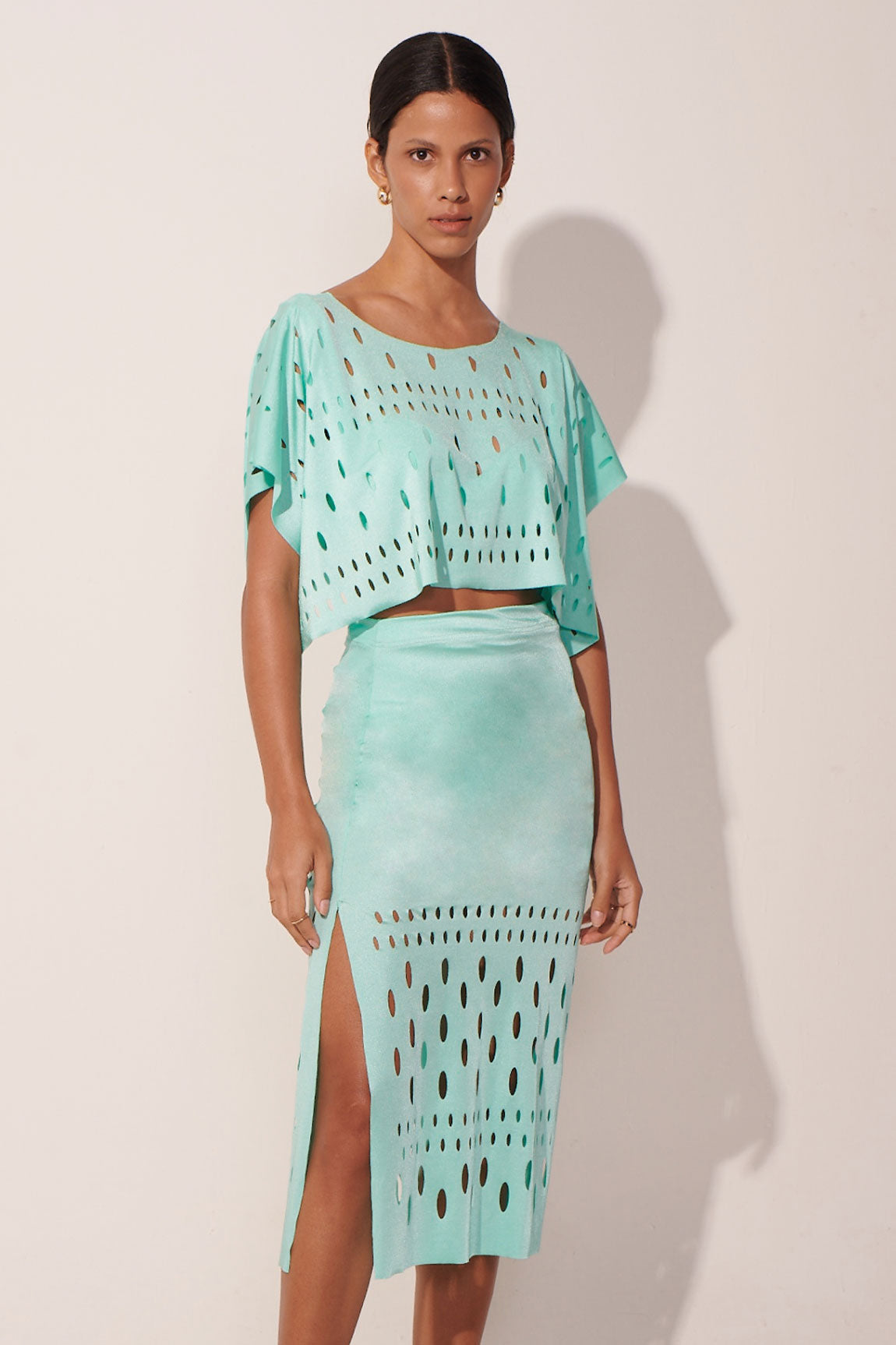 Camisa The Mint Haute Mesh Set