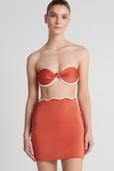 Falda Prism Wave Crimsom