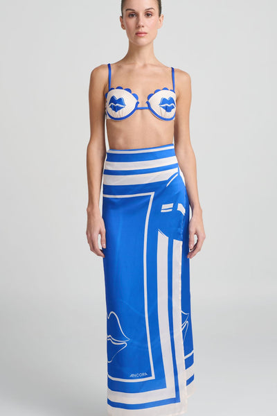 Pareo Zelena Blue