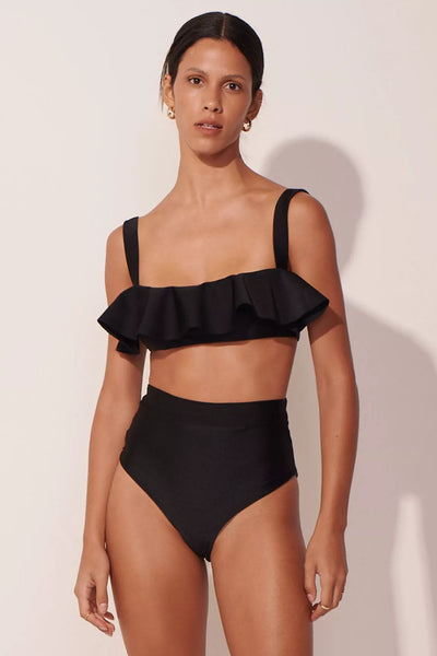 Top The Classy Ruffle Black