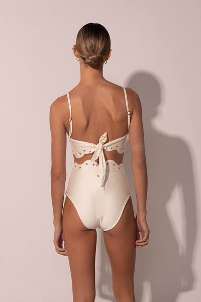 Bottom La Femme Mini Dotted Ivoire HW