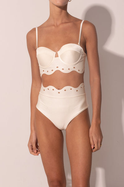 Bottom La Femme Mini Dotted Ivoire HW