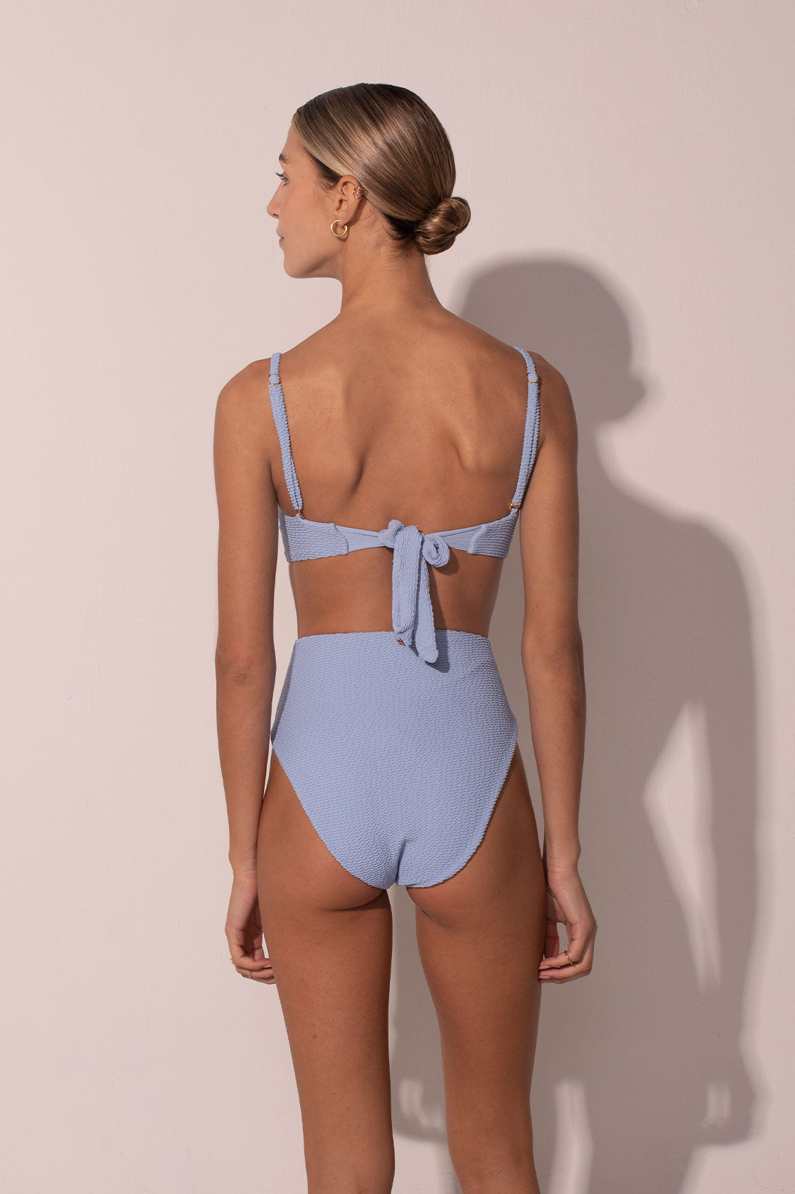 Top The Balconette Scrunchie Blue