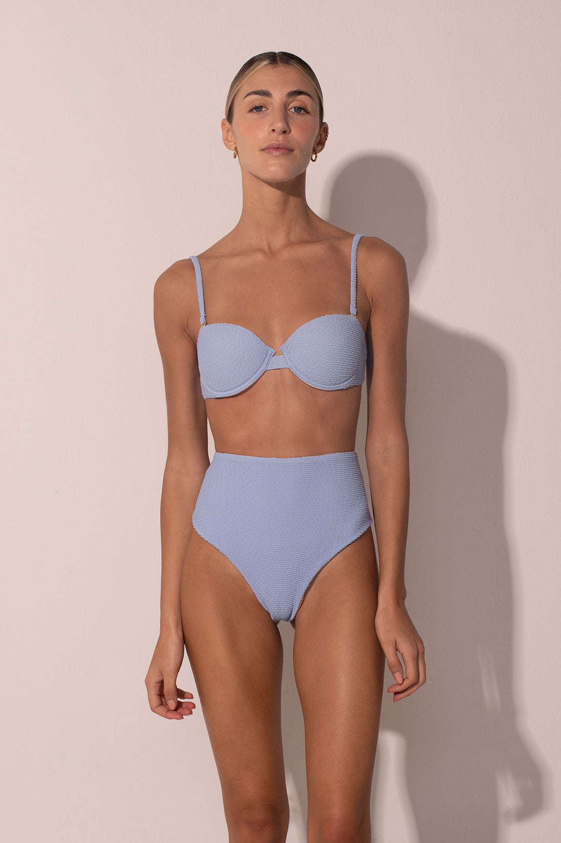 Top The Balconette Scrunchie Blue