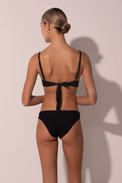 Top The Balconette Scrunchie Black