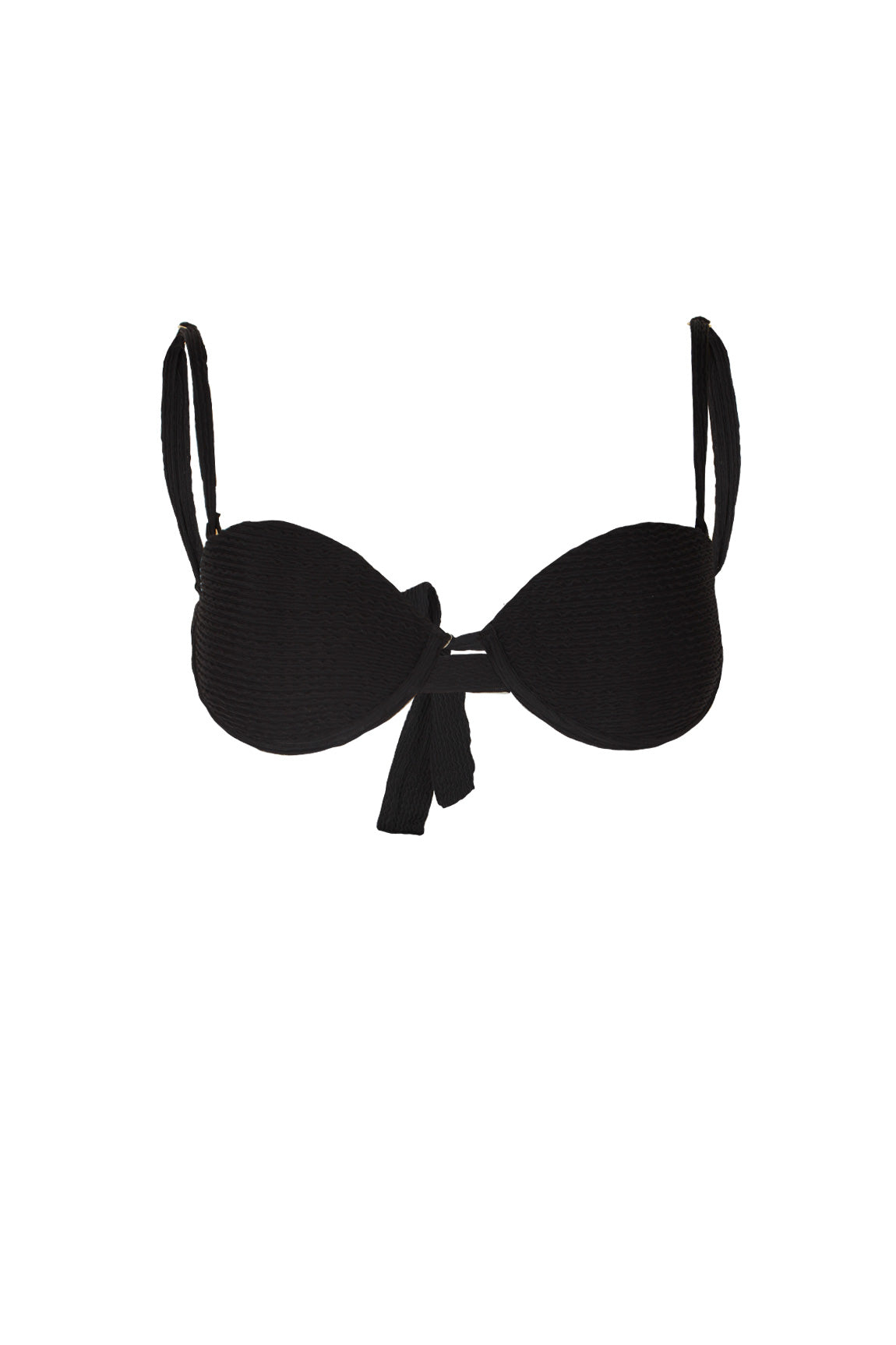 Top The Balconette Scrunchie Black