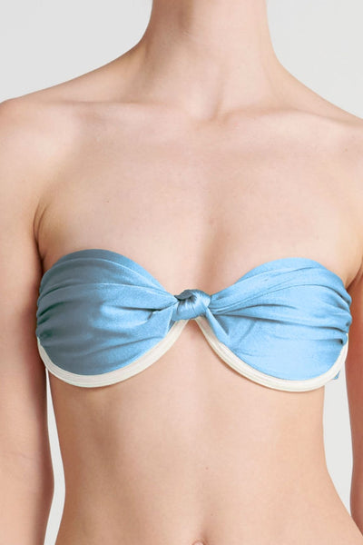 Top Bandeau Chroma Blue
