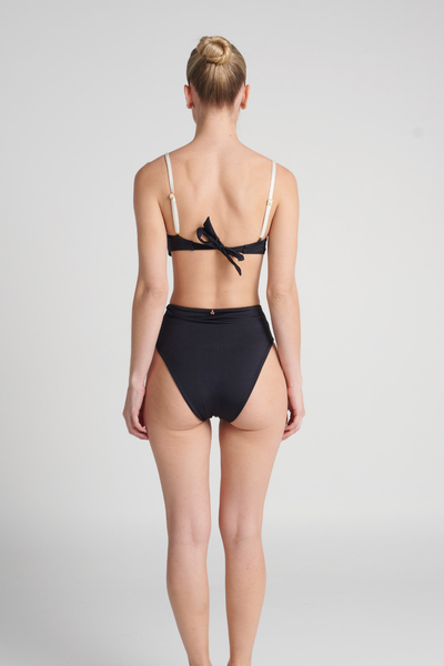 Bottom High Waist Chroma Black