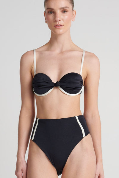 Bottom High Waist Chroma Black