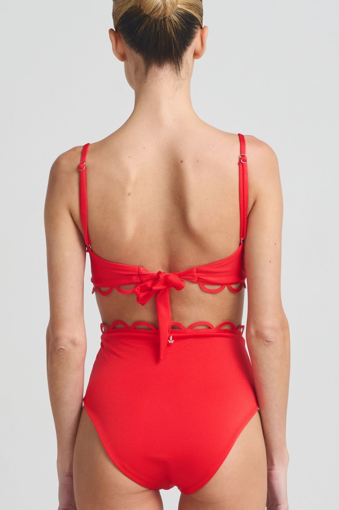 Bottom High Waist Nacaré Red
