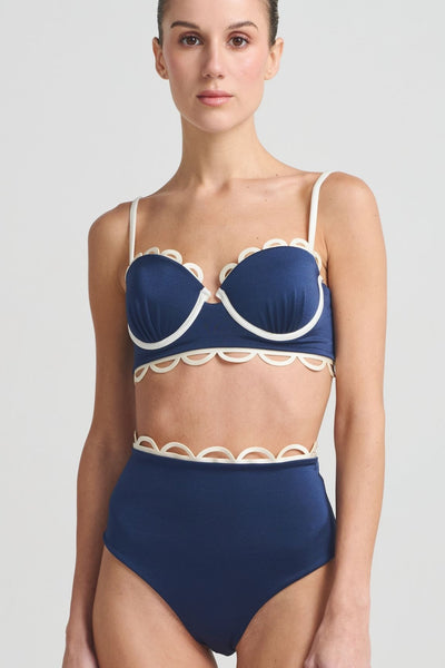 Bottom High Waist Nacaré Navy