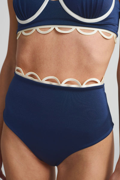 Bottom High Waist Nacaré Navy