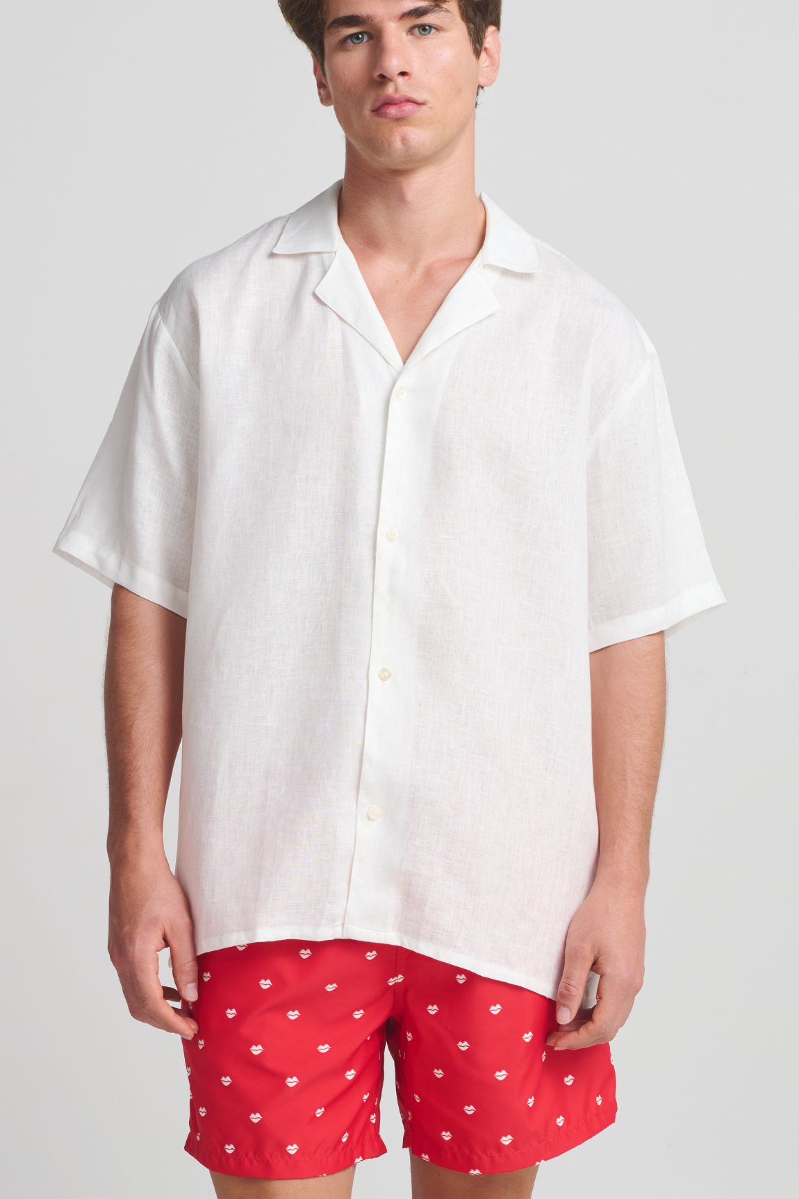 Camisa The Sand Resort Hommes Lin 