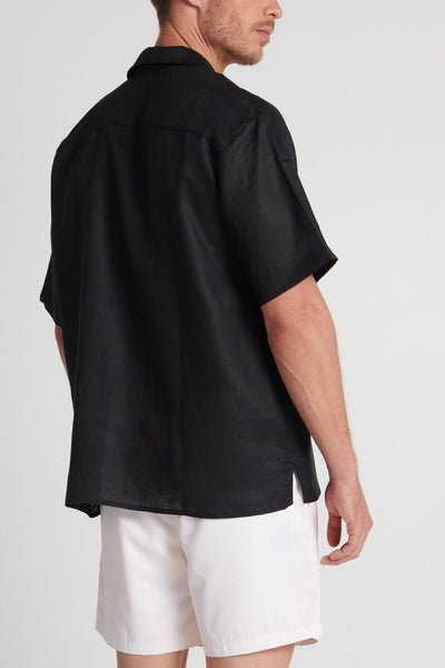 Camisa The Black Resort Hommes Lin 