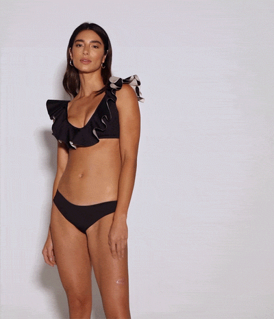 Top The Art Deco Bolero Black