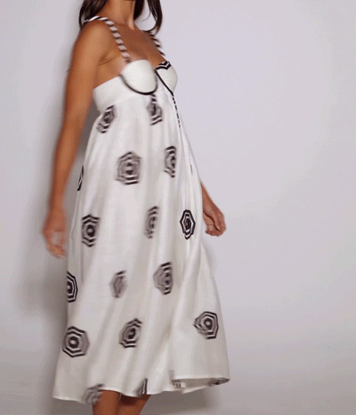 Vestido The Shaded Mermaid Draped