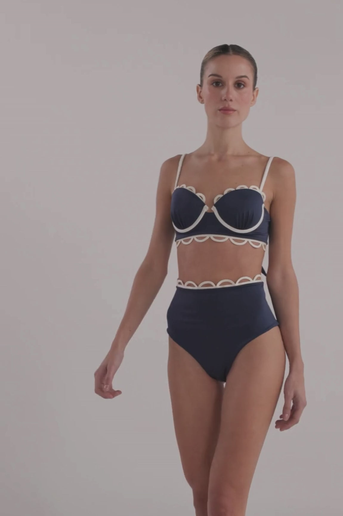 Bottom High Waist Nacaré Navy